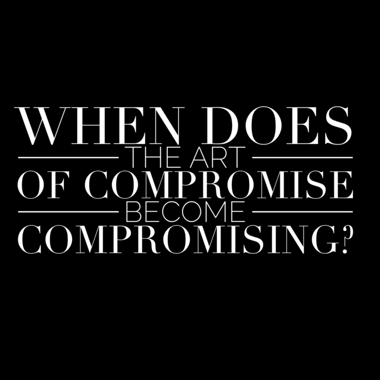 When Does the Art of Compromise Become Compromising?