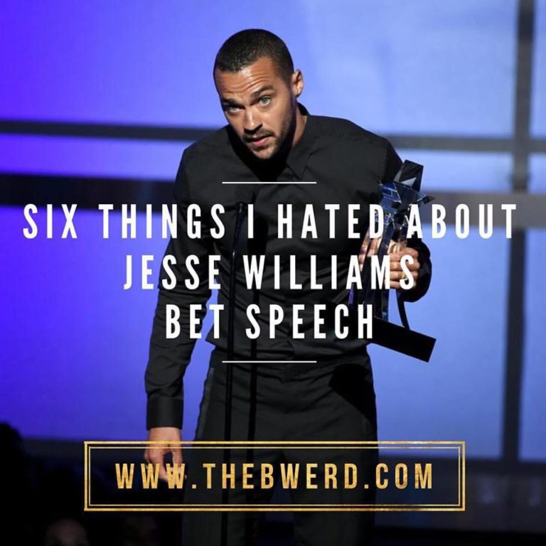 Jesse Williams BET speech critique