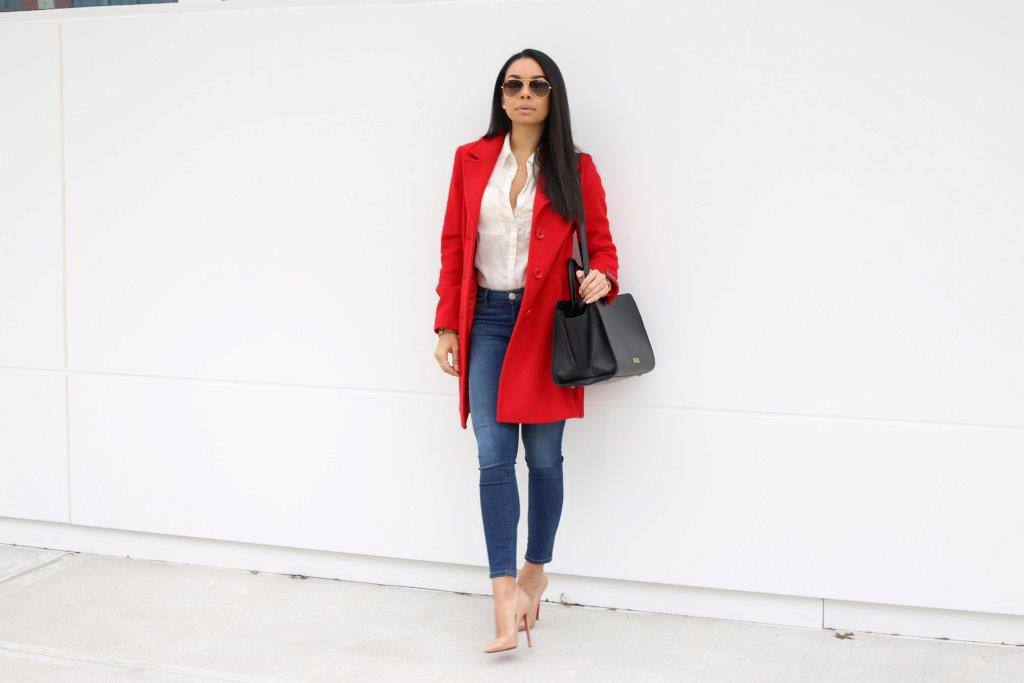 Red Peacoat | Style Guide | The B Werd