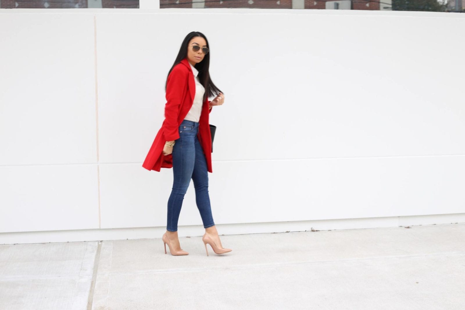 Red Peacoat | Style Guide | The B Werd