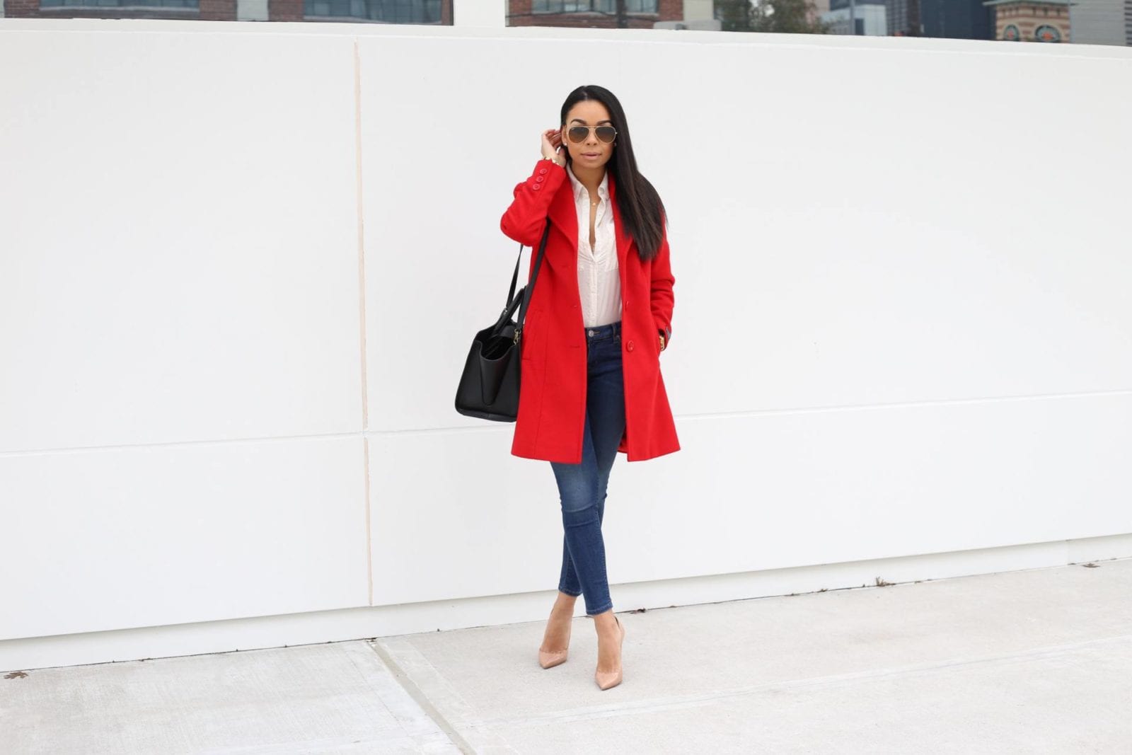 Red Peacoat | Style Guide | The B Werd
