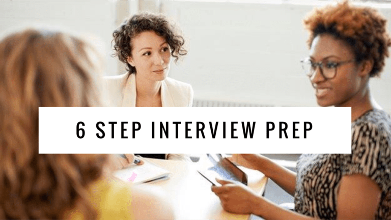 6 step interview prep