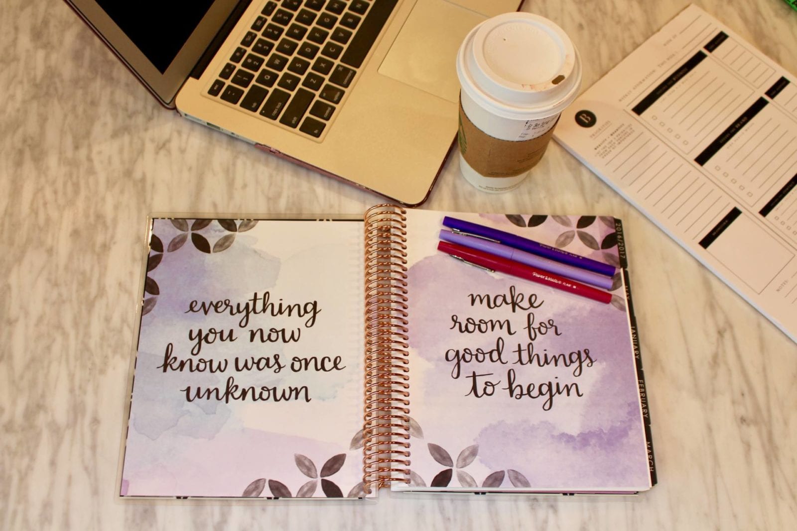 Getting Organized with Erin Condren | The B Werd