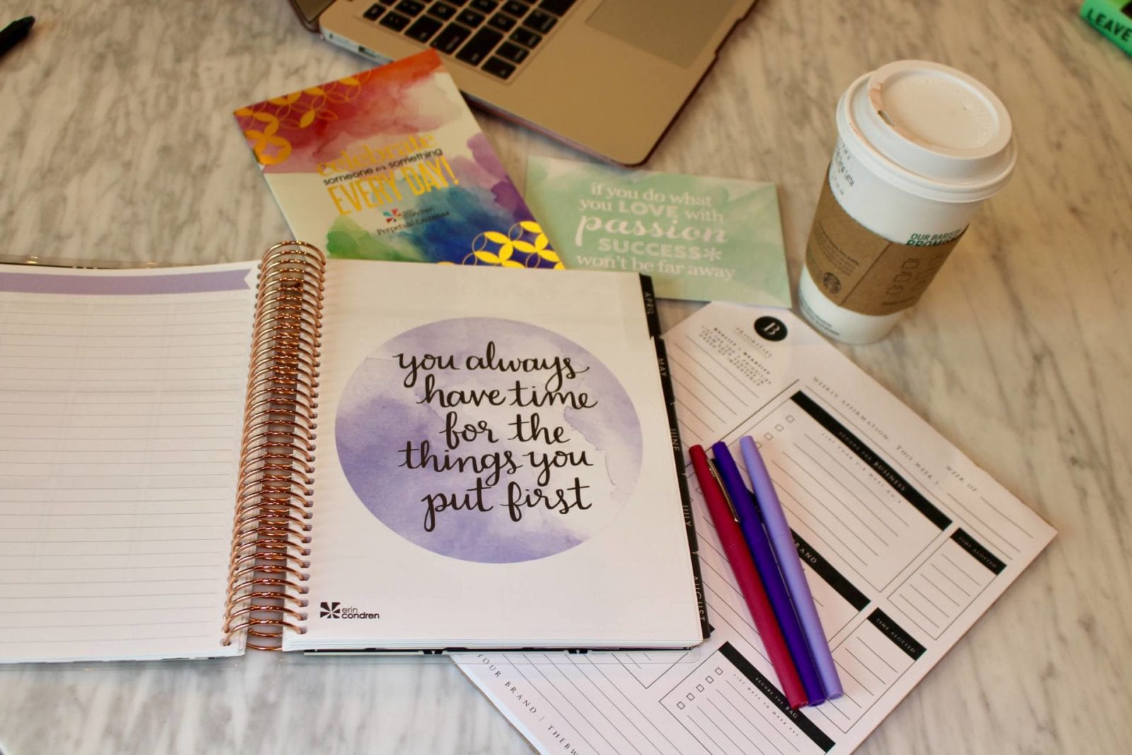 Getting Organized with Erin Condren | The B Werd