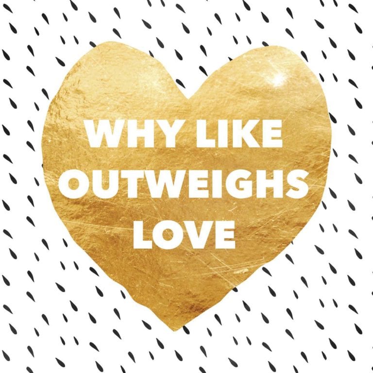 Golden heart with text overlay