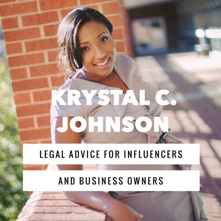Krystal Johnson legal advice.
