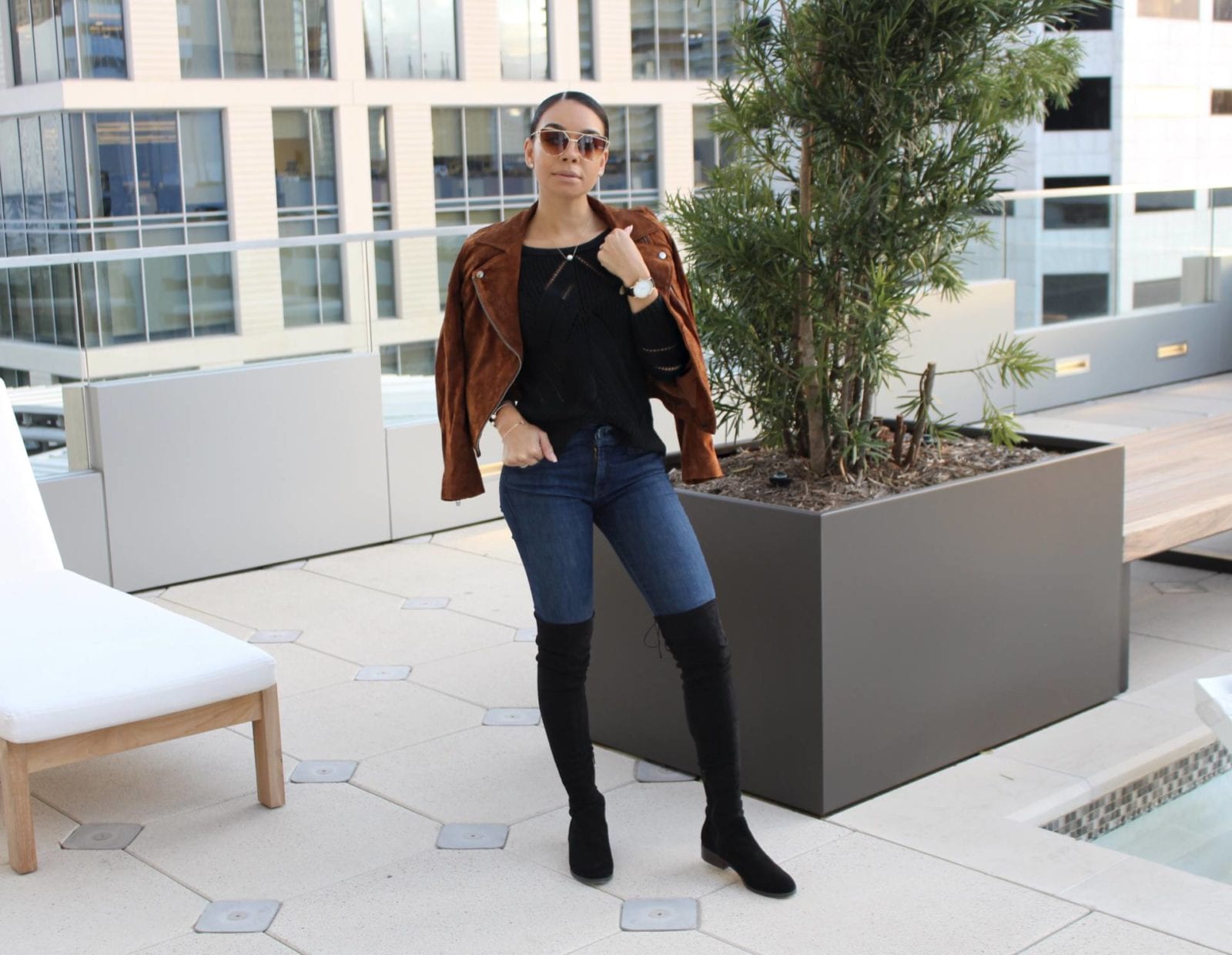 Camel Crush Moto Jacket | Style Guide