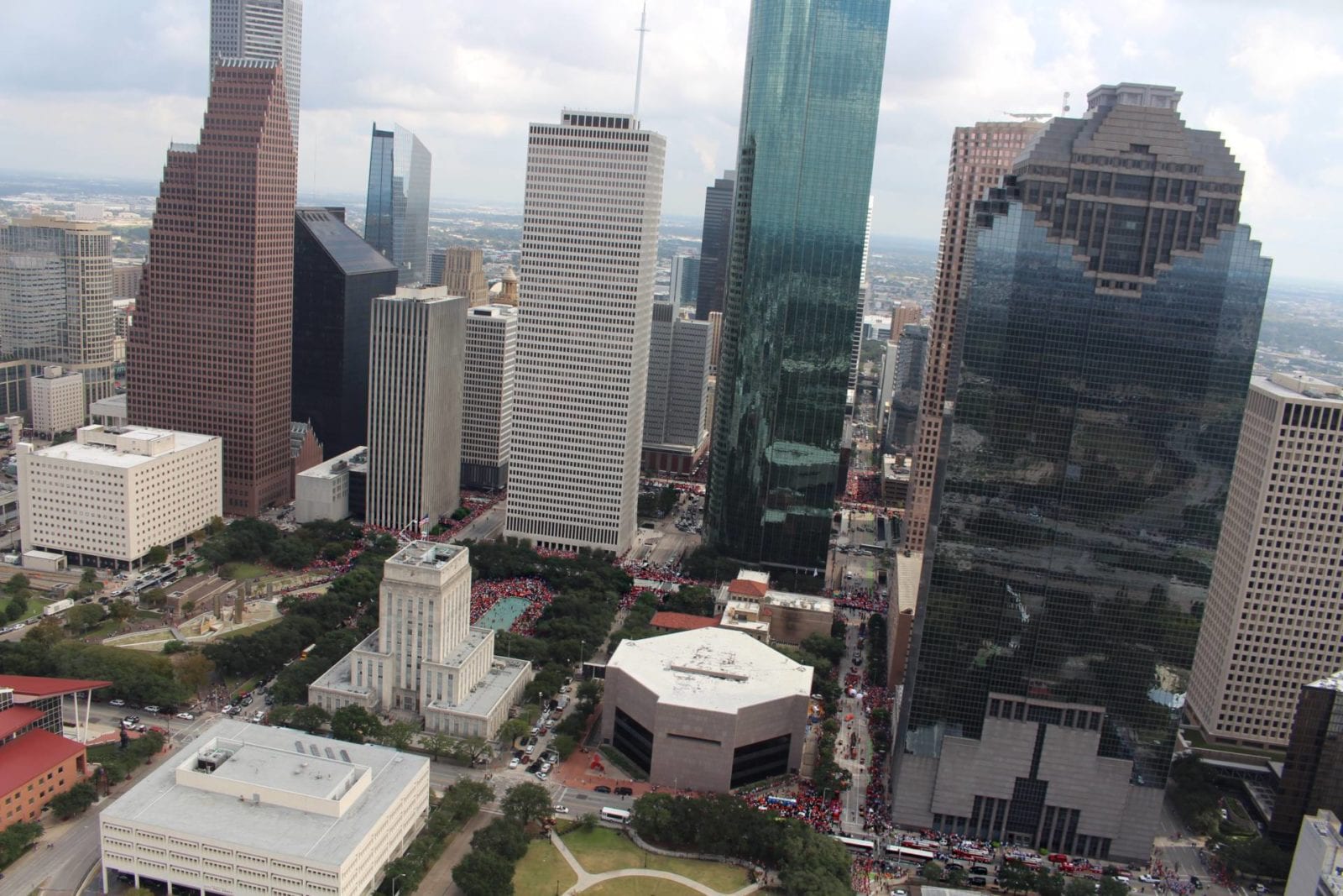 World Series Parade From a Helicopter | The B Werd