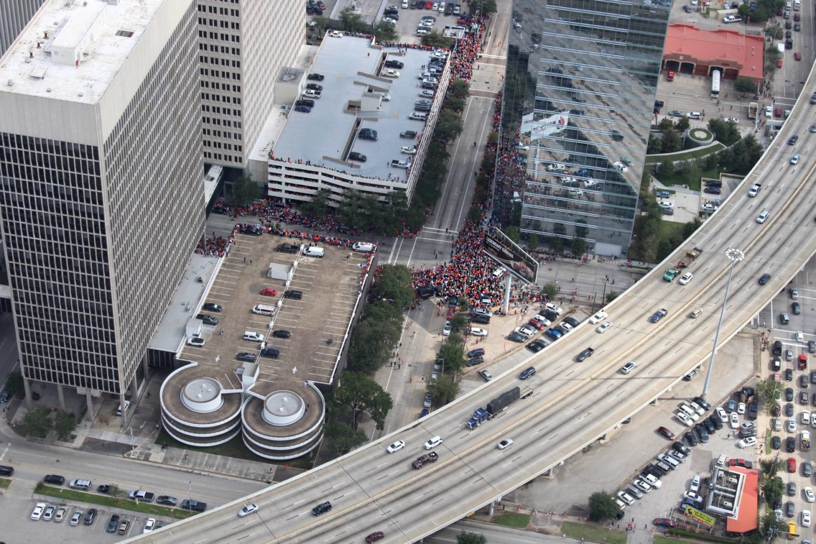 World Series Parade From a Helicopter | The B Werd