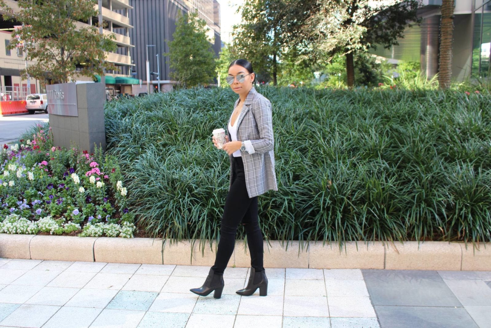 Gray Plaid Blazer | Style Guide