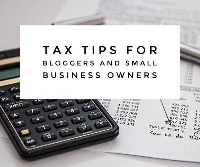 Tax tips for bloggers, business owners