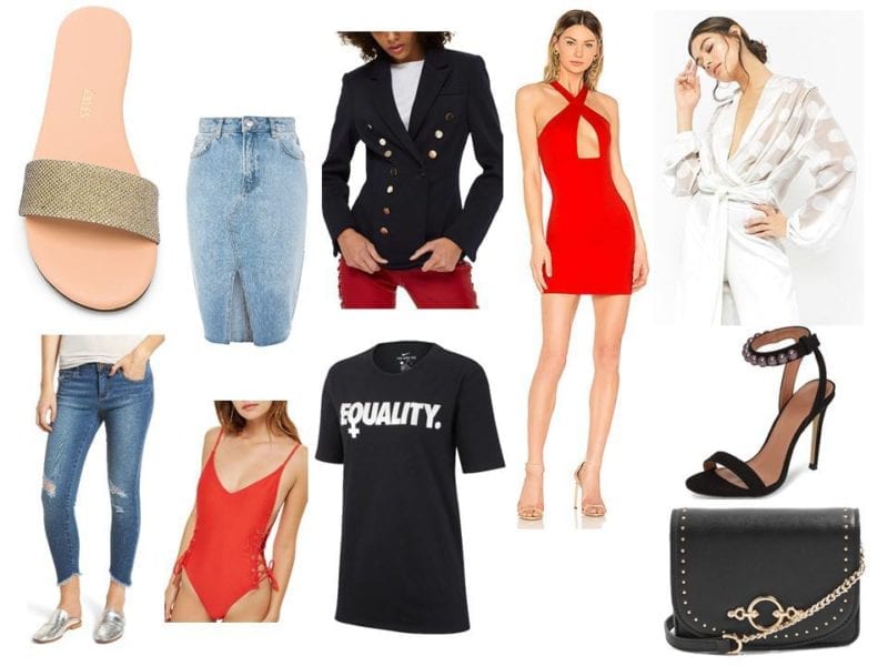 Women's fashion collection collage