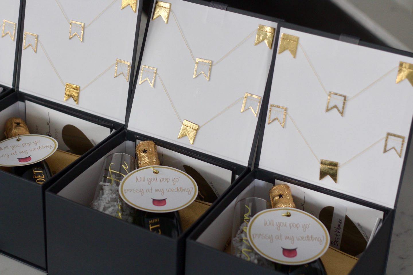 Will You Be My... What We Put in Our Bridal Party Boxes | The B Werd