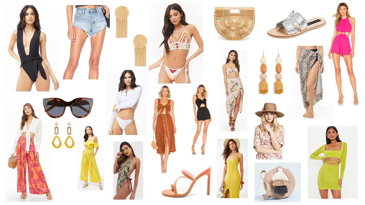 Women's summer fashion collage