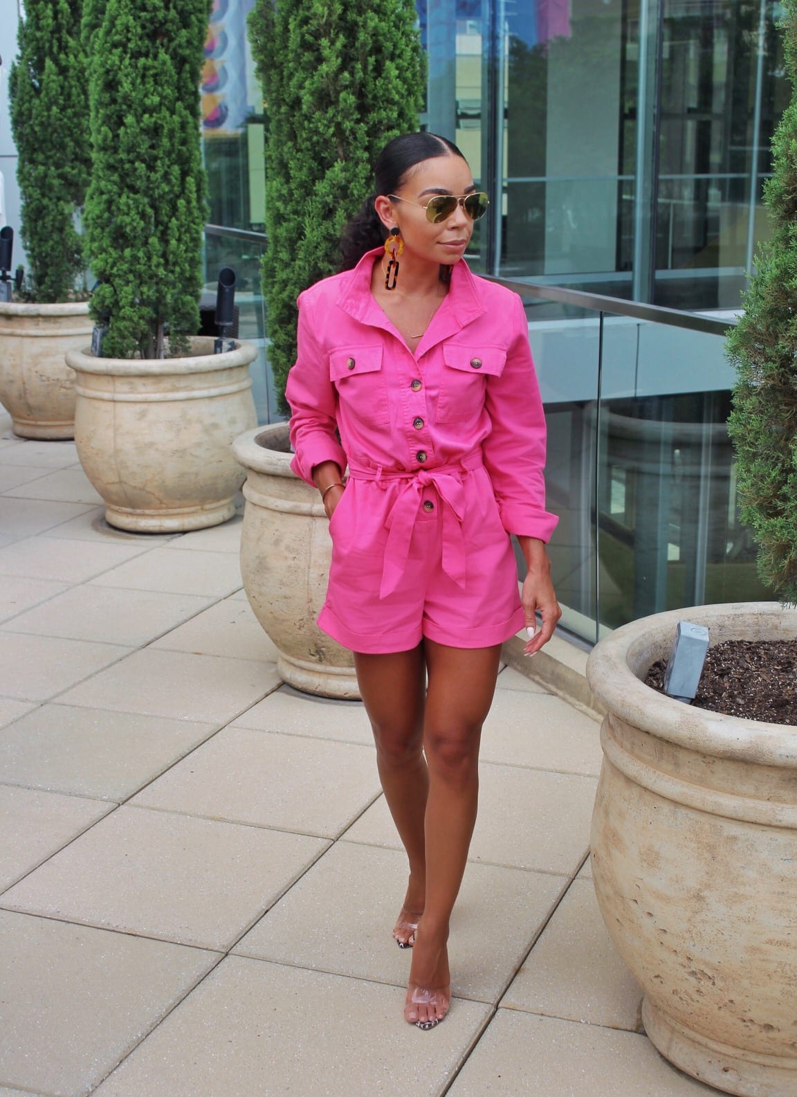 Bold Summer Statements with Express | Rocky Barnes Romper