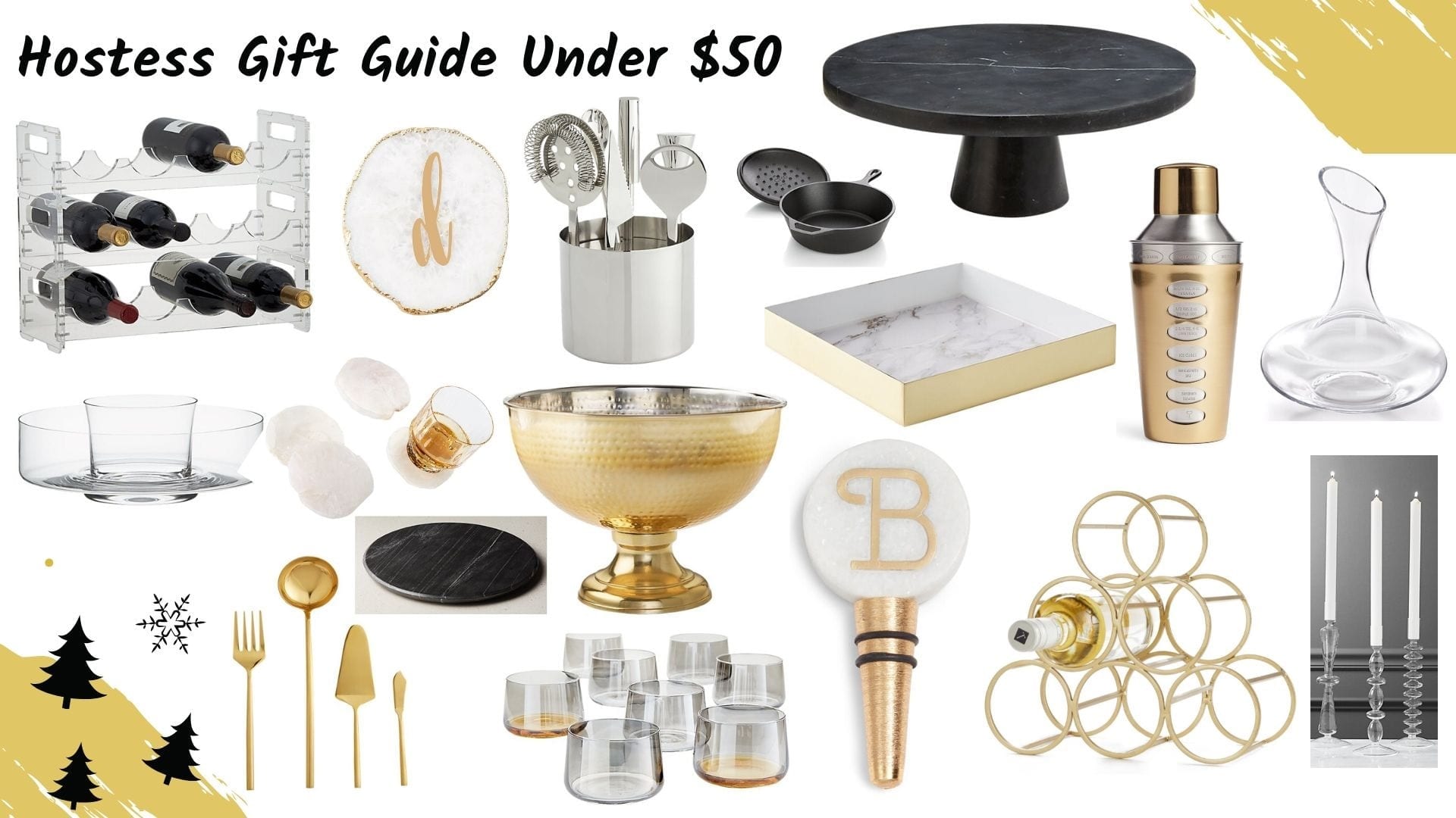 Hostess gift ideas under $50