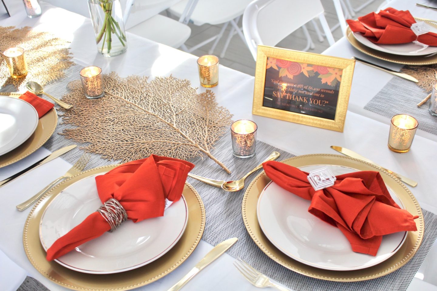 The Agbetola Friendsgiving Details and Decor